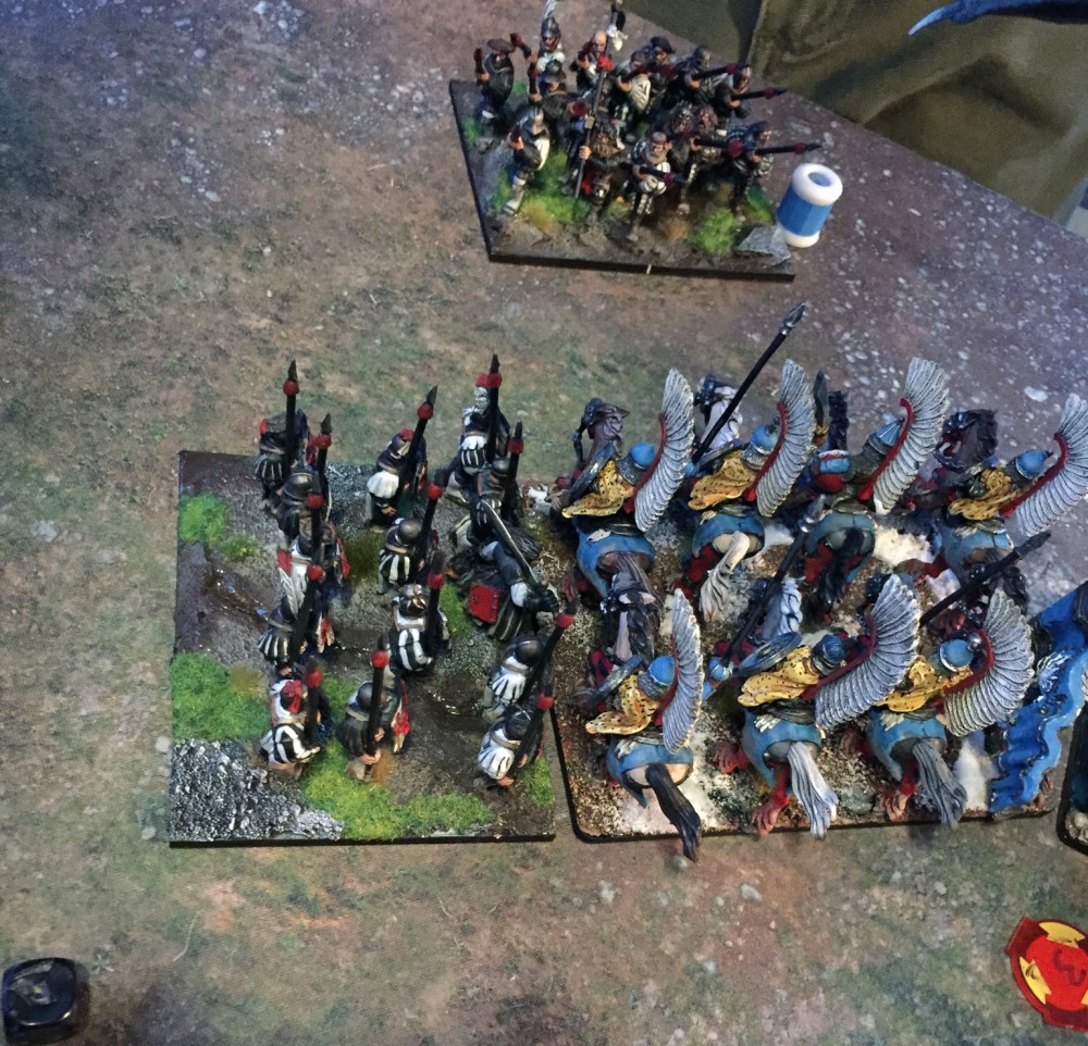 spears in the flank