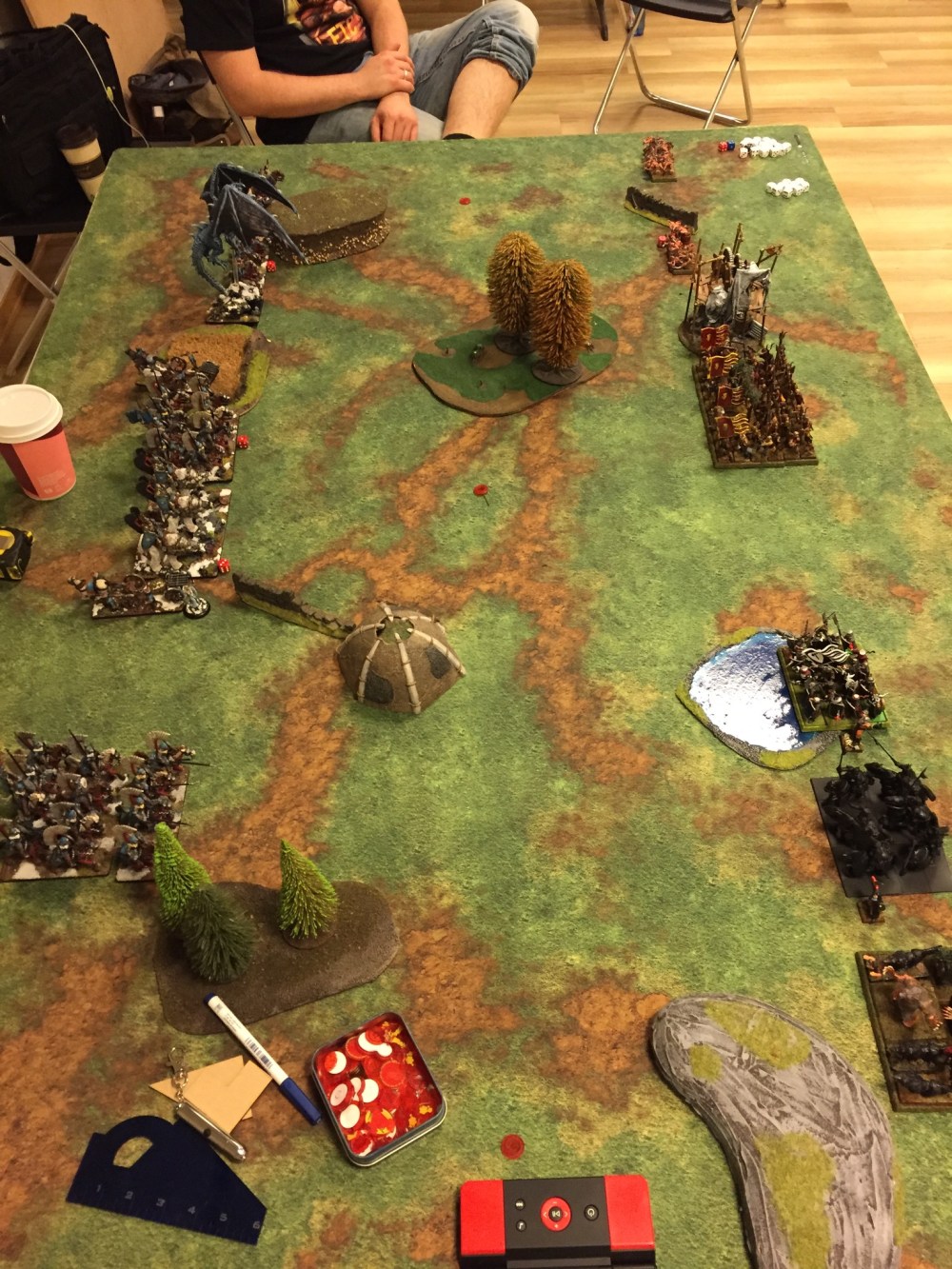 game 2 vs undead deployment