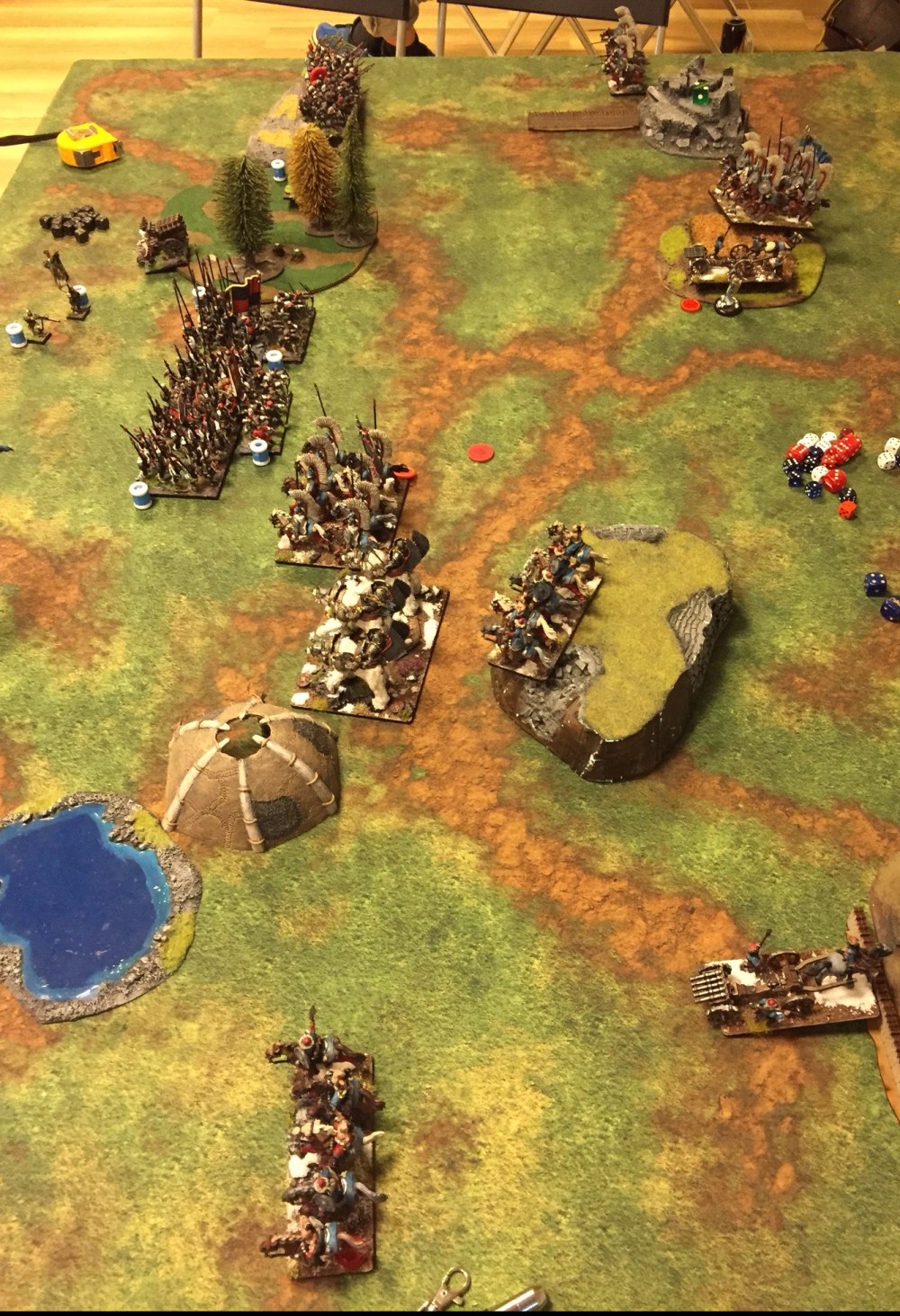 kislev army vs ostland army turn 2