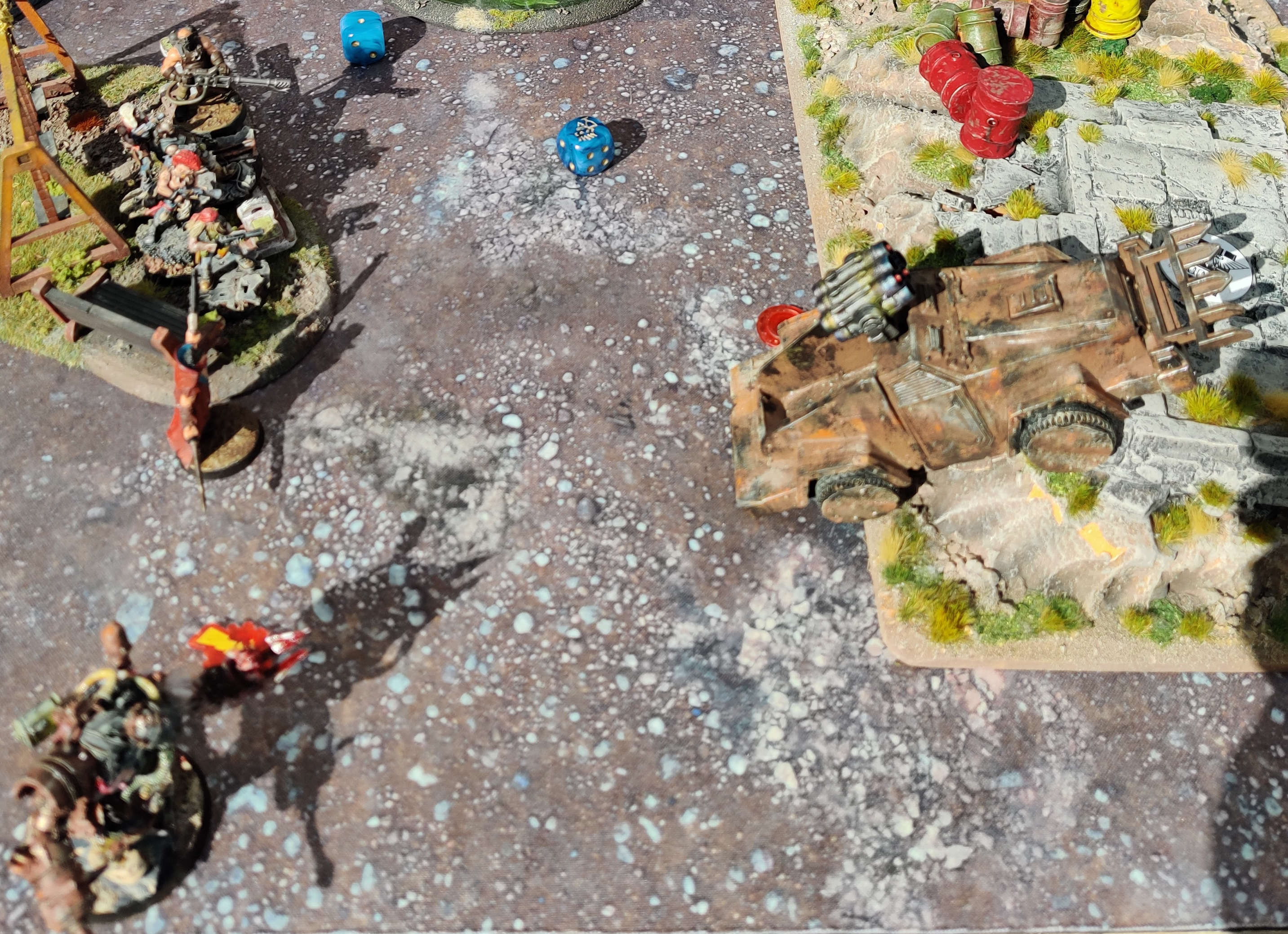 turn 1 - eldar firepower