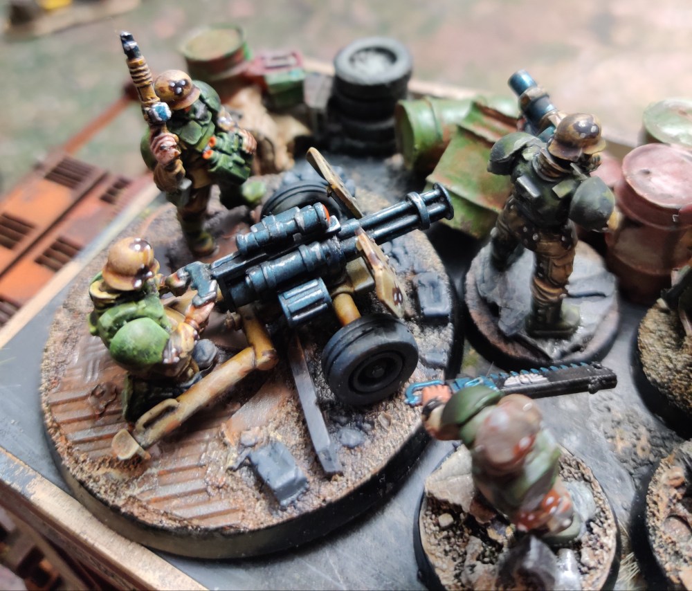 turn 2 minigun readying