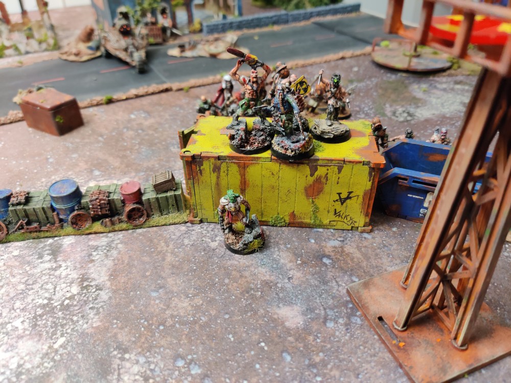 turn 2 - reinforcements scaling walls